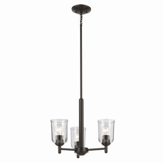 Buy olde-bronze-with-clear-glass-and-clear-shade Shailene Chandelier by Kichler
