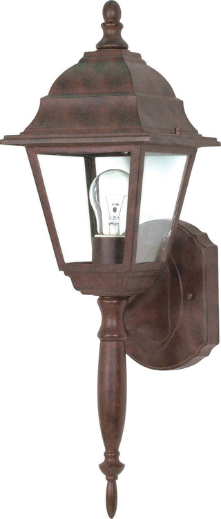 Buy old-bronze-with-clear-seeded-glass-and-clear-seedy-shade Briton Outdoor (Wet) Wall Lantern by Nuvo Lighting
