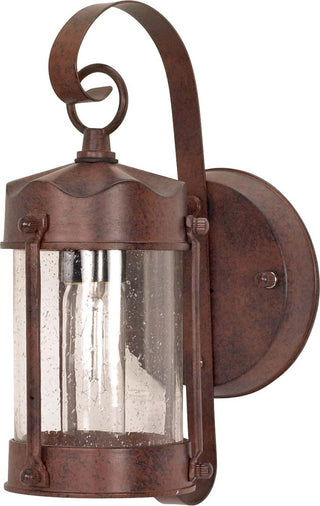 Buy old-bronze-with-clear-seeded-glass-and-clear-seedy-shade Piper Lantern Outdoor (Wet) Wall Lantern by Nuvo Lighting