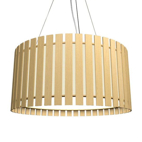 Slatted Pendant by Accord Lighting