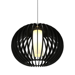 Buy charcoal-and-silver-gray-shade Stecche di Legno Outdoor (Damp) Pendant by Accord Lighting