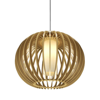 Buy organic-gold-and-yellow-shade Stecche di Legno Outdoor (Damp) Pendant by Accord Lighting