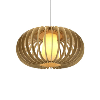 Buy organic-gold-and-yellow-shade Stecche di Legno Outdoor (Damp) Pendant by Accord Lighting
