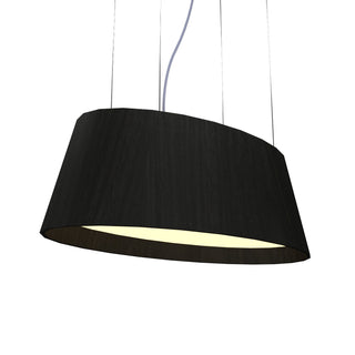 Buy organic-black-and-black-shade Oval Outdoor (Damp) Pendant by Accord Lighting