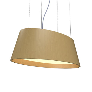 Buy organic-gold-and-yellow-shade Oval Outdoor (Damp) Pendant by Accord Lighting