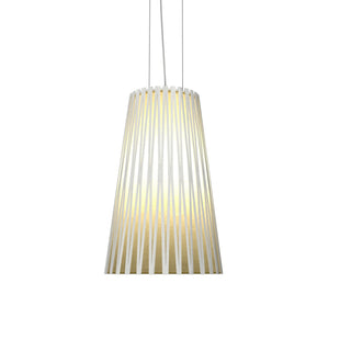 Buy organic-white Living Hinges Pendant by Accord Lighting