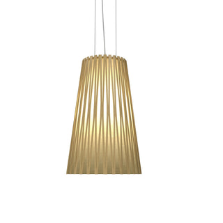 Buy organic-gold Living Hinges Pendant by Accord Lighting