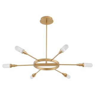 Buy aged-brass Sperano Outdoor (Damp) Chandelier by Oxygen