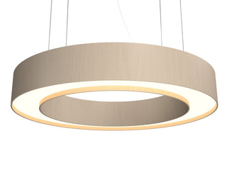 Buy organic-cappuccino-and-beige-tan-shade Cylindrical Outdoor (Damp) Pendant by Accord Lighting