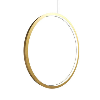 Buy organic-gold-and-yellow-shade Frame Outdoor (Damp) Pendant by Accord Lighting