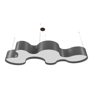 Buy organic-grey-and-woven-natural-shade Organic Outdoor (Damp) Pendant by Accord Lighting