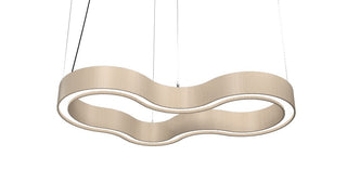 Buy organic-cappuccino-and-natural-cream-shade Organic Outdoor (Damp) Pendant by Accord Lighting