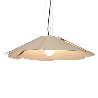 Buy organic-cappuccino-and-natural-cream-shade Fuchsia Outdoor (Damp) Pendant by Accord Lighting