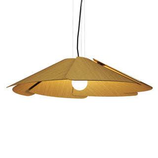 Buy organic-gold-and-yellow-shade Fuchsia Outdoor (Damp) Pendant by Accord Lighting