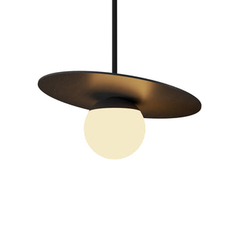 Buy organic-grey-with-frosted-glass Orbit Pendant by Accord Lighting