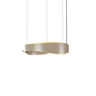 Buy organic-cappuccino-and-natural-cream-shade Horizon Outdoor (Damp) Pendant by Accord Lighting