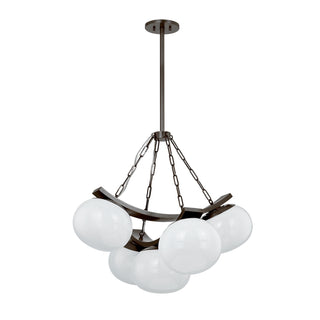 Buy distressed-bronze Duxbury Outdoor (Damp) Chandelier by Hudson Valley