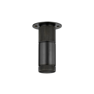 Buy distressed-bronze-with-solite-glass Dighton Outdoor (Damp) Flush Mount Ceiling Light by Hudson Valley