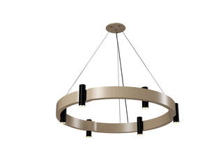 Buy organic-cappuccino-and-multicolor-shade Flow Outdoor (Damp) Pendant by Accord Lighting