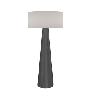 Buy organic-grey-and-white-shade Conical Outdoor (Damp) Floor Lamp by Accord Lighting