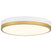 White with Antique Brushed Brass