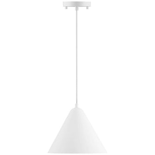 Buy matte-white-and-white-shade Ford Outdoor (Damp) Pendant by Access
