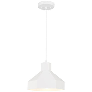Buy matte-white-and-white-shade Poly Outdoor (Damp) Pendant by Access