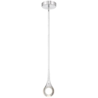 Buy chrome-with-crystal-glass Georgia Outdoor (Damp) Pendant by Access
