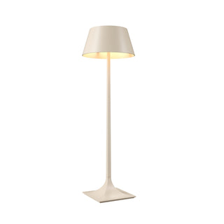 Buy organic-cappuccino-and-natural-cream-shade Nosltalgia Outdoor (Damp) Floor Lamp by Accord Lighting