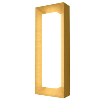 Buy organic-gold-and-white-shade Squares Outdoor (Damp) Wall Lamp by Accord Lighting