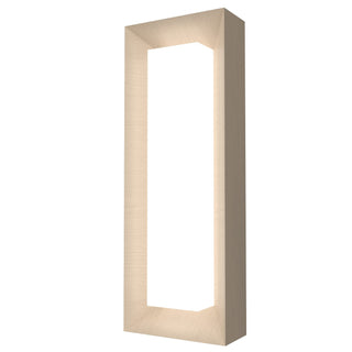 Buy organic-cappuccino-and-white-shade Squares Outdoor (Damp) Wall Lamp by Accord Lighting
