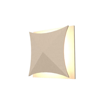 Buy organic-cappuccino-and-natural-cream-shade Facet Outdoor (Damp) Wall Lamp by Accord Lighting