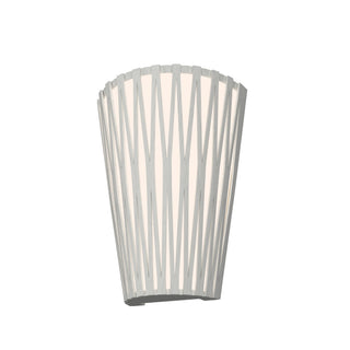 Buy organic-white-and-white-shade Living Hinges Outdoor (Damp) Wall Lamp by Accord Lighting