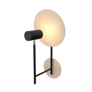 Buy organic-cappuccino-and-woven-natural-shade Dot Outdoor (Damp) Wall Lamp by Accord Lighting