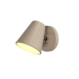 Buy organic-cappuccino Conical Outdoor (Damp) Wall Lamp by Accord Lighting