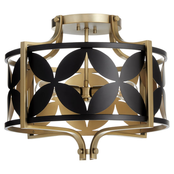 Mariposa Outdoor (Damp) Flush Mount Ceiling Light by Quorum