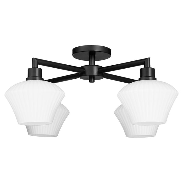 Cassini Outdoor (Damp) Flush Mount Ceiling Light by Quorum