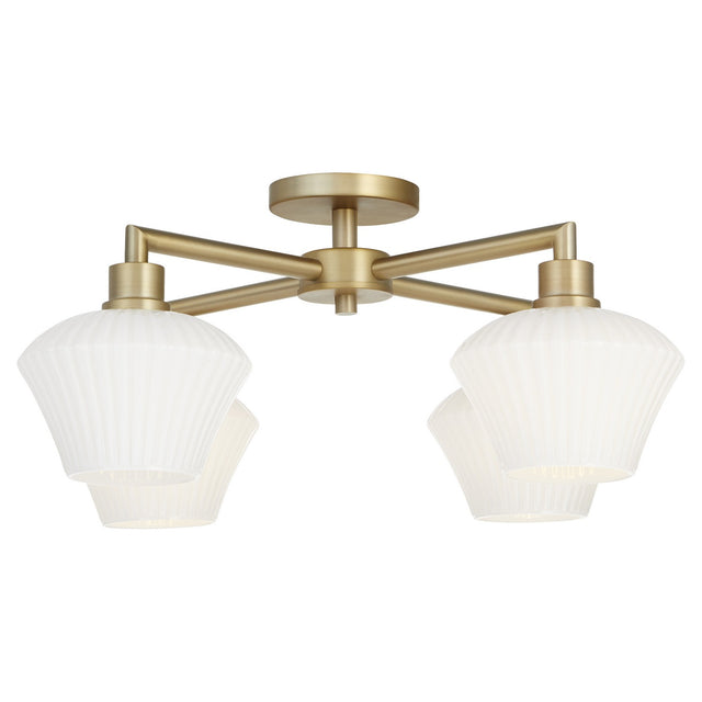 Cassini Outdoor (Damp) Flush Mount Light by Quorum