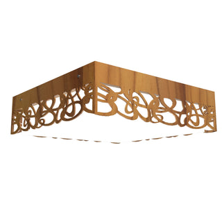 Buy teak Patterns Ceiling Mount by Accord Lighting