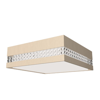 Buy organic-cappuccino Crystals Outdoor (Damp) Ceiling Mount Light by Accord Lighting