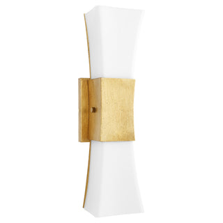 Buy gold-leaf Ayala Outdoor (Damp) Sconce by Quorum