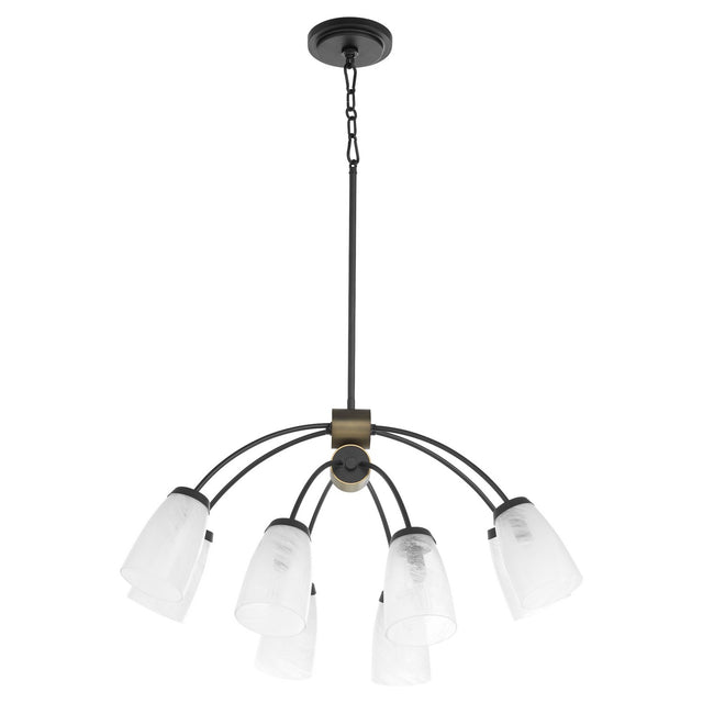 Arpeggio Outdoor (Damp) Chandelier by Quorum