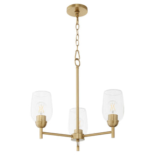 Buy aged-brass Wallinger Outdoor (Damp) Chandelier by Quorum