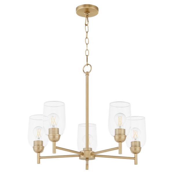 Wallinger Outdoor (Damp) Chandelier by Quorum