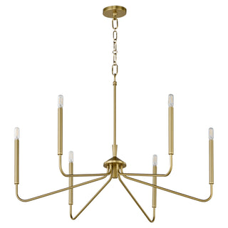 Buy aged-brass Providence Outdoor (Damp) Chandelier by Quorum