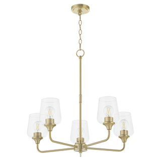 Buy aged-brass Raymond Outdoor (Damp) Chandelier by Quorum