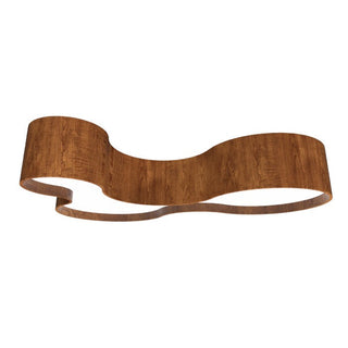 Buy imbuia-and-amber-brown-shade Organic Outdoor (Damp) Ceiling Mount Light by Accord Lighting