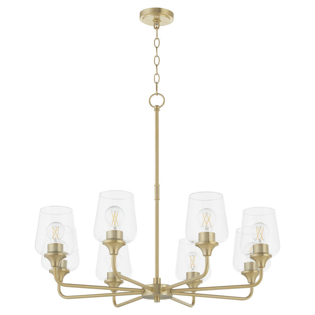 Raymond Outdoor (Damp) Chandelier by Quorum