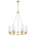 Lee Boulevard Outdoor (Damp) Chandelier by Quorum