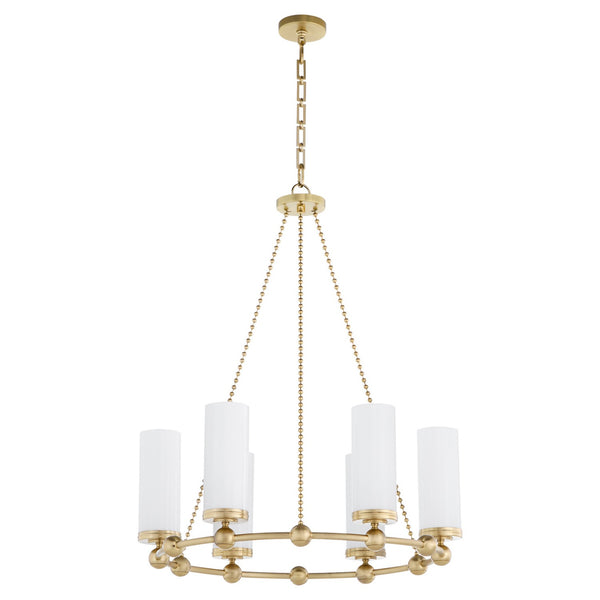 Lee Boulevard Outdoor (Damp) Chandelier by Quorum